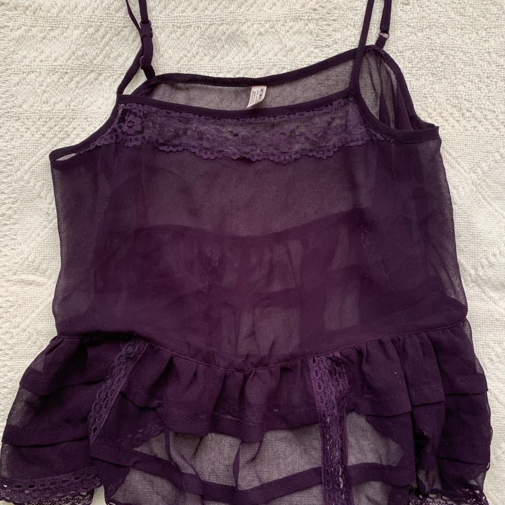 FREE PEOPLE, sheer top